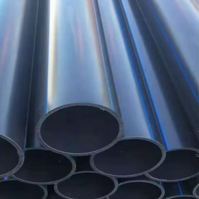 High Pressure PE100 HDPE Pipes 32mm 40mm 50mm 63mm 315mm 355mm 450mm SDR21/0.8MPa Black ISO Certified for Water Supply