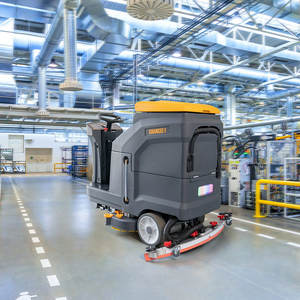 Type de batterie nouveau jaune équipement de nettoyage bon marché maison carreaux de céramique poussière industriel manuel épurateur de sol sèche - Product Image 3