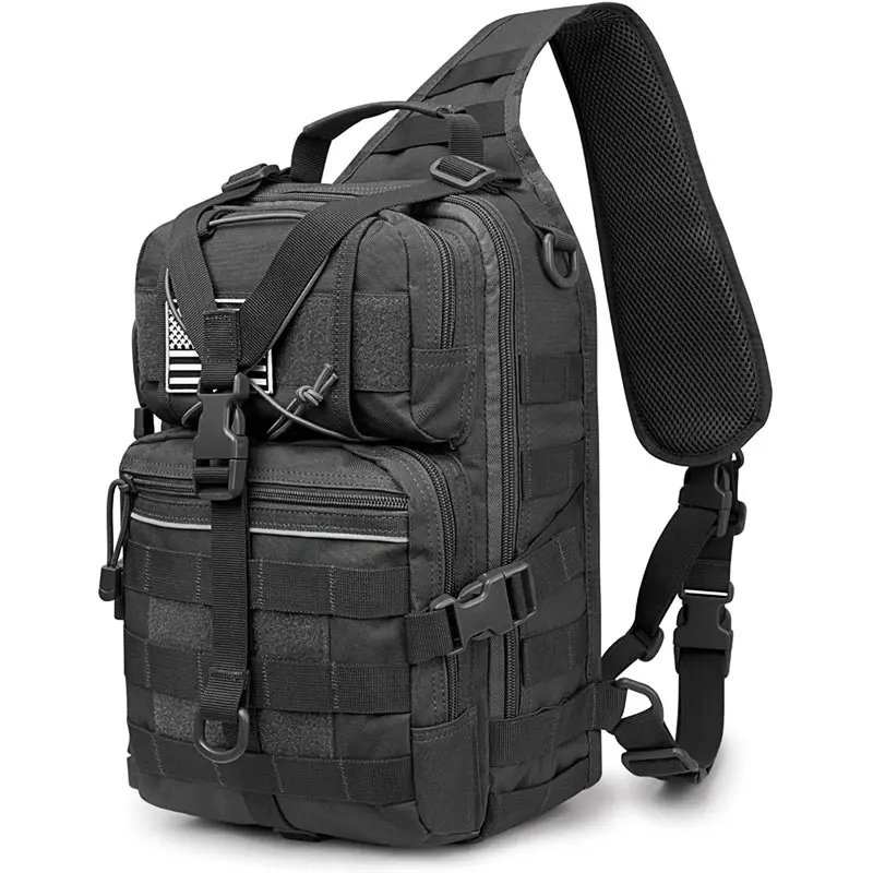 20l Tactical Molle Edc Camping Waterproof Single Shoulder Sling Bag Crossbody Bag For Men Sling Messenger