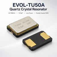 Cristal SMD EVOL-EVTU50A 32,768 kHz 12,5 pF ultra-basse consommation haute précision pour IoT RTC et compteurs intelligents portables