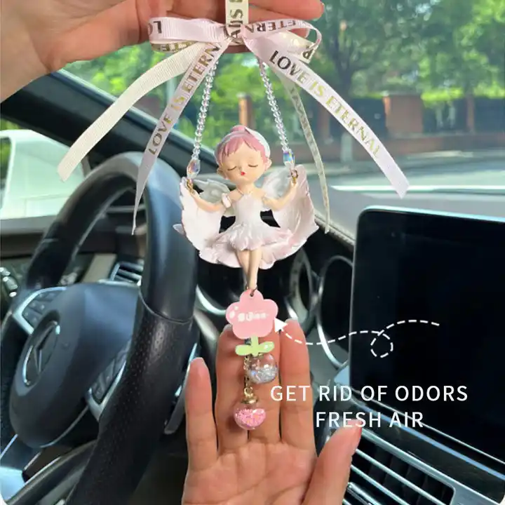 Décoration de rétroviseur intérieur de voiture, ornements de