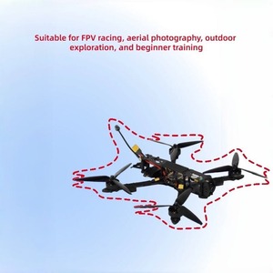 Dron FPV de Largo Alcance de 5 Pulgadas, Conjunto Completo con Motor de 1300KV, ESC 4 en 1 de 55A, VTX de 2W, Cámara de 1500TVL, Quadcopter de Carreras FPV 6S - Product Image 2