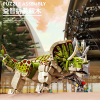 13051 Blocs de construction créatifs MOC Dragon Sterrholophus Marsh 1368 pièces en plastique ABS certifié CE/EN71 Ensemble de blocs de construction unisexe