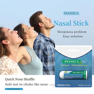 OEM Label pribadi mengurangi dengkuran minyak esensial Herbal 2 in 1 hidung hidung Inhaler 11 tongkat wangi - Product Image 4