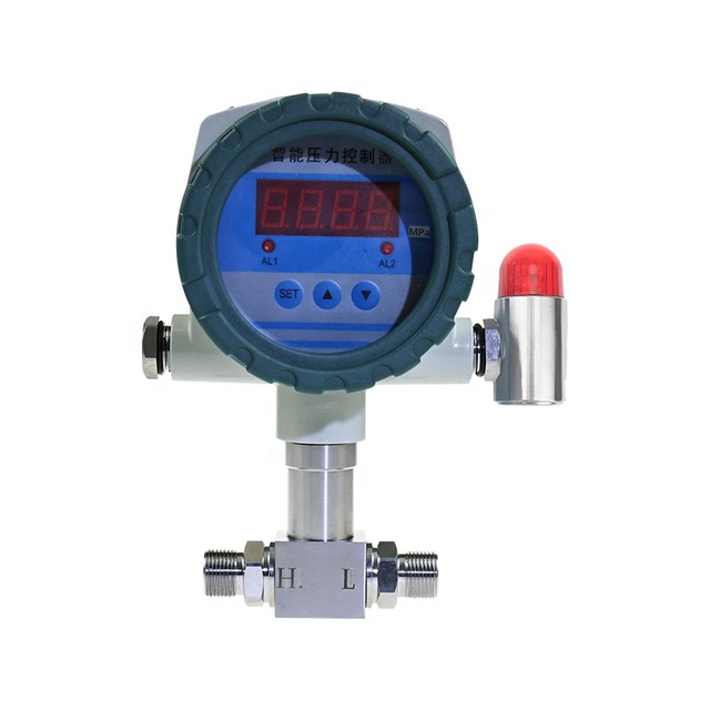 Intelligent Differential Pressure Controller 100Mpa Explosion-proof Digital Differential Pressure Switch Adjustable Alarm Point