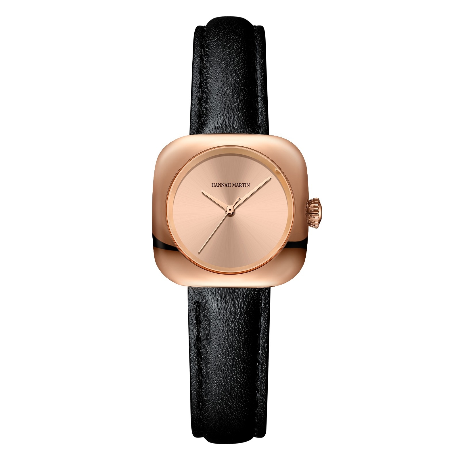 Bracelet en cuir or rose