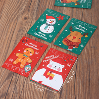 Sacs en film d'aluminium pour bonbons de Noël, sacs à fermeture thermique personnalisés, pochettes plates en PE imprimées, emballage de collations de vacances, biscuits, nougat, cookies