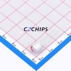 ตัวเก็บประจุแบบแข็ง RV101M350E060R1Z00ZZ แบบ Through Hole (THT), ขนาด D6.3xL6 มม. 100uF 20% 35V โพลีเมอร์ - Product Image 1