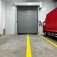 Porte de stockage à froid à grande vitesse Porte de volet roulant à grande vitesse/porte de congélateur isolante pour chambre froide