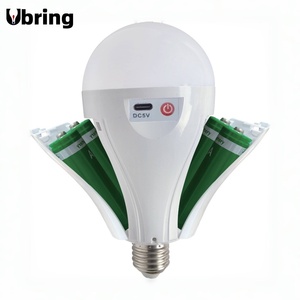 Chine Fabricant Vente Directe E27 B22 AC DC Ampoules LED de Lumière de Secours Rechargeables <span class=keywords><strong>avec</strong></span> 4 <span class=keywords><strong>Piles</strong></span> Amovibles - Product Image 1