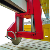 Hualong pierre machines HLSM-1200 Siemens PLC granit marbre pont scie coupe pierre dure découpeuse pour bloc de taille moyenne