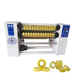 1300 Bopp Packing Tape Making Machine Adhesive Jumbo Roll Slitting Rewinding Machine Case Electric Motor Wood Cutting Machine