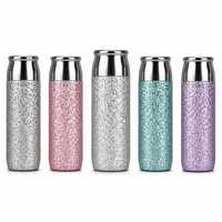 Thermos isotherme en titane pur de 450 ml à double paroi avec bouchon magnétique, filtre à thé, logo personnalisé, coffret cadeau, voyage d'affaires