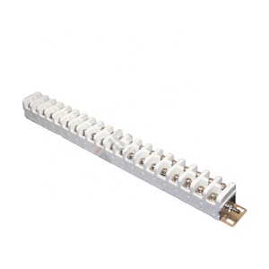 Bloc de jonction céramique INDIFEN <span class=keywords><strong>MCTB</strong></span> 20, connecteur en matériau PA, type rail DIN, applications électriques - Product Image 1