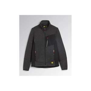 DIADORA UTILITY-702,177265-75135/XL Chaqueta gris asfalto sudor con Jersey exterior e interior cepillado SUDADERAS DE TRABAJO - Product Image 1