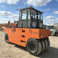 Compacteur pneumatique d'occasion Hamm GRW10, compacteur à pneus en caoutchouc Hamm GRW10 d'occasion pour la compactation des surfaces en asphalte routier