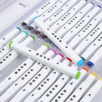 Haute qualité 79 pièces papeterie Art marqueurs ensemble enfants lavable Double tête marqueur multi-fonction peinture Kit