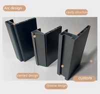 Moldura Decorativa de Aleación de Aluminio Personalizada, Apta para Ventanas Exteriores, Estilo Chino, Recubierta con Polvo, Resistente al Agua y a los Rayos Solares