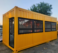 Maison de conteneur pliante préfabriquée de haute qualité Conception pliante de bureau portable pour hôtels écoles hôpitaux