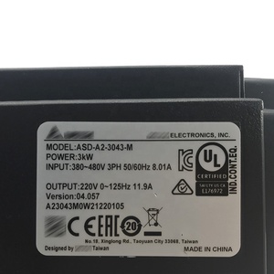 Variateur de fréquence AC série ASD-A2 3KW 480V 3PH ASD-A2-3043-M ASD-A2-3023-M ASD-A2-7523-L ASD-A2-7523-M - Product Image 2