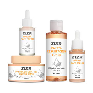 Soin Visage Luxueux Anti-Âge et Éclaircissant au Papaye Naturelle, AHA, Vitamine C et Acide Hyaluronique, pour Cernes et Taches Brunes, Marque Privée - Product Image 1