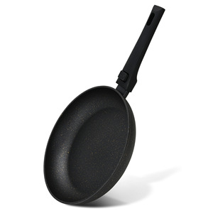 Poêle à frire antiadhésive en pierre Maifan de qualité supérieure Poêle à fond <span class=keywords><strong>plat</strong></span> en alliage d'aluminium Compatible avec la cuisinière à induction et à gaz - Product Image 2