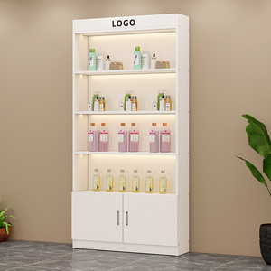 Armoires de rangement de fichiers de bureau, armoire de classement en bois, design moderne, armoire de présentation blanche pour les marchandises - Product Image 3