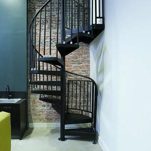 <span class=keywords><strong>Escalera</strong></span> Interior Personalizada Optima House, <span class=keywords><strong>Escalera</strong></span> Circular Moderna Tipo <span class=keywords><strong>Caracol</strong></span> para Interiores de Villas, <span class=keywords><strong>Escalera</strong></span> Espiral de Hierro de Lujo de Foshan - Product Image 1