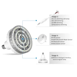 80w 115w 135lm/w 150lm/w dimmbare LED-Hoch regal lampen, die für den Einsatz in geschlossenen Leuchten im Lager geeignet sind