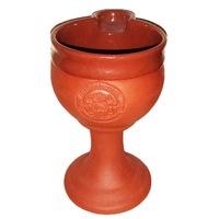 Tasses à vin chaud en céramique traditionnelles faites à la main, tasses à vin allemandes, tasses en argile rouge
