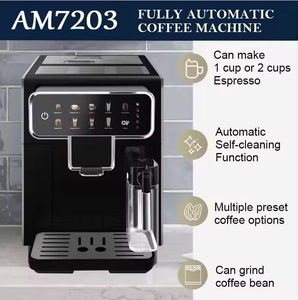 Cafetera Espresso, Cappuccino y Latte Totalmente Automática, Inteligente, de Acero Inoxidable, con Función Programable, para Uso Doméstico, 12 Tazas - Product Image 6