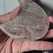 Vente en gros de pierres précieuses en quartz naturel de haute qualité, pierres précieuses en forme de demi-lune, bijoux en forme de demi-lune pour soulager le stress - Product Image 3