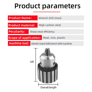 Arestun <span class=keywords><strong>Clé</strong></span> robuste Type 3 Mâchoire B18 10mm 16mm 20mm Acier inoxydable Adaptateur <span class=keywords><strong>de</strong></span> <span class=keywords><strong>mandrin</strong></span> <span class=keywords><strong>de</strong></span> perçage 13mm - Product Image 6