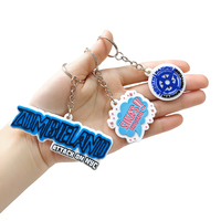 Porte-clés en PVC souple personnalisé en usine, porte-clés en caoutchouc avec logo 2D 3D, pour cadeau d'entreprise, souvenir, cadeau de fête, OEM
