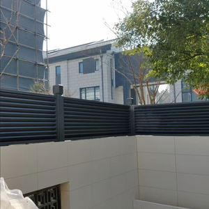 Pannelli per Recinzione da Giardino in Alluminio Orizzontali Moderni Personalizzabili per Sicurezza Domestica e Cantieri Edili - Product Image 3