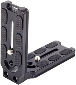 Soporte en <span class=keywords><strong>L</strong></span> Universal de Aleación de Aluminio para Cámara, Placa de Liberación Rápida en Forma de <span class=keywords><strong>L</strong></span> para Cabezal de Trípode de Cámara DSLR - Product Image 1