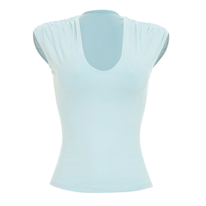 Viviblook Q26TP053 Chaleco de Mujer Más Vendido, Nuevo Modelo de Verano, Casual, Ajustado, Sin Mangas, Color Sólido - Product Image 5