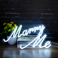 Letras Luminosas LED de Acrílico Estilo Inglés con Neón, Decoraciones de Pared para Bodas, Feliz Cumpleaños