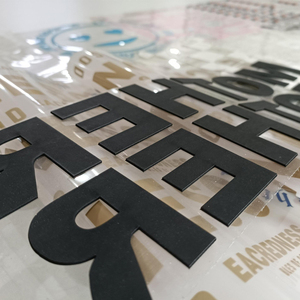 Etiqueta de Transferencia Térmica de Silicona de Goma 3D con Logotipo en Relieve Personalizado, Etiqueta de Transferencia Térmica en Rollo de Serigrafía Cuadrada - Product Image 4