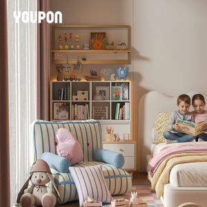 ชั้นวางของติดผนังอะลูมิเนียมอัลลอยด์รุ่น YOUPON Quad Series แบบปรับได้ ทนทาน รับน้ำหนักได้มาก ชั้นวางของหลายชั้นสำหรับห้องนั่งเล่น - Product Image 1