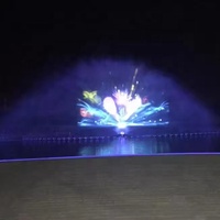 3D-Hologramm-Bild Wasser-Tanzende Musik Laser-Wasser-Filmleinwand