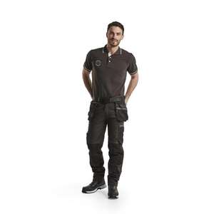 BLAKLADER - 159013439899C56 Craftsman <b>trousers</b> with <b>stretch</b> Dark grey/<b>Black</b> - EAN 7330509667231 WORK <b>TROUSERS</b> - Product Image 3