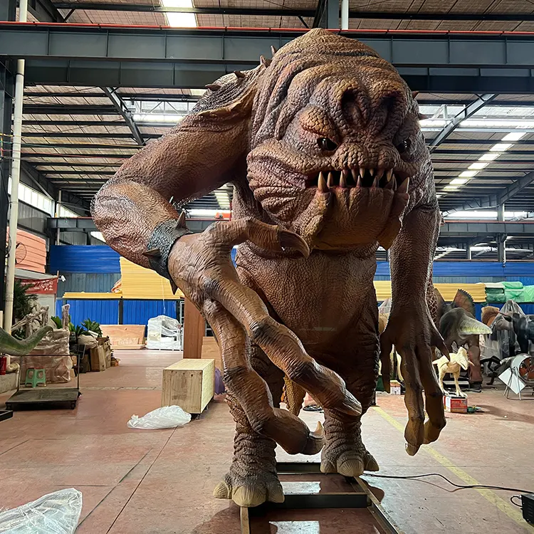 Hot! Hoge Kwaliteit Levensgrote Aangepaste Animatronic Monsterfilmfiguurmodellen-Jabba Bantha Dawback Wampa Rancor Tuan Tuan