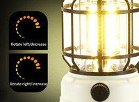 Lampe LED Lumineuse Étanche d'Urgence pour Utilisation Intérieure et Extérieure, Tentes, Randonnée ou Ouragan