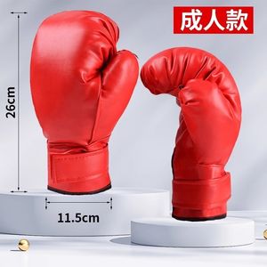 ถุงมือชกมวยหนัง PU สีดำสีทองสำหรับผู้ชายและผู้หญิงอุปกรณ์ฝึกฝนและป้องกันใหม่สำหรับการต่อสู้และคาราเต้ - Product Image 4