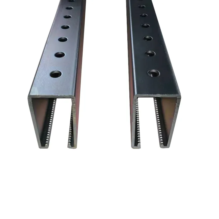 Slotted Purlin C Specification Galvanised Rails Unique design superior quality structural steel c channel