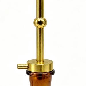 Base de Vidrio Ámbar para Hookah, Soporte Metálico, Accesorio de Repuesto para Pipa de Agua - Product Image 2
