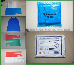 ผ้ากันเปื้อนพลาสติก LDPE ใส พิมพ์ลาย กันน้ำ แบบถุงสำหรับร้านทำผม ผิวสัมผัสแบบนูน พิมพ์แบบเฟล็กโซกราฟฟิก - Product Image 6