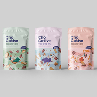 Sacs en aluminium refermables personnalisés avec impression, sacs Doypack à fermeture éclair, sachets alimentaires à fond plat, sacs en plastique avec fermeture à glissière et logo