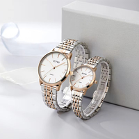 Montre EYKI personnalisable pour femmes, design classique de luxe, montre-bracelet originale, étanche 3ATM, montre de couple